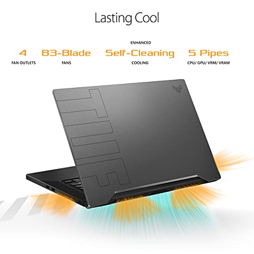 ASUS TUF Dash 15 (2021) Ultra Slim Gaming Laptop, 15.6_ 144Hz FHD, GeForce RTX