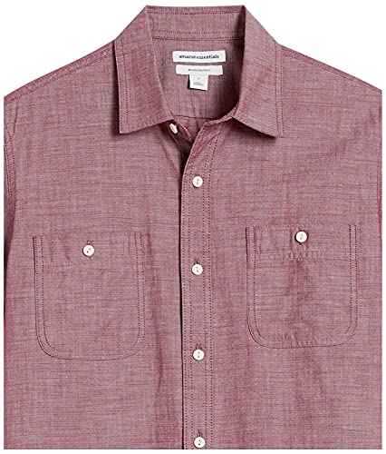Amazon Essentials Men's Short-Sleeve Chambray ShirtProduct Image